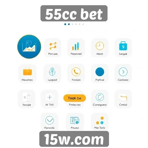 Interface do usuário no 55cc bet é intuitiva